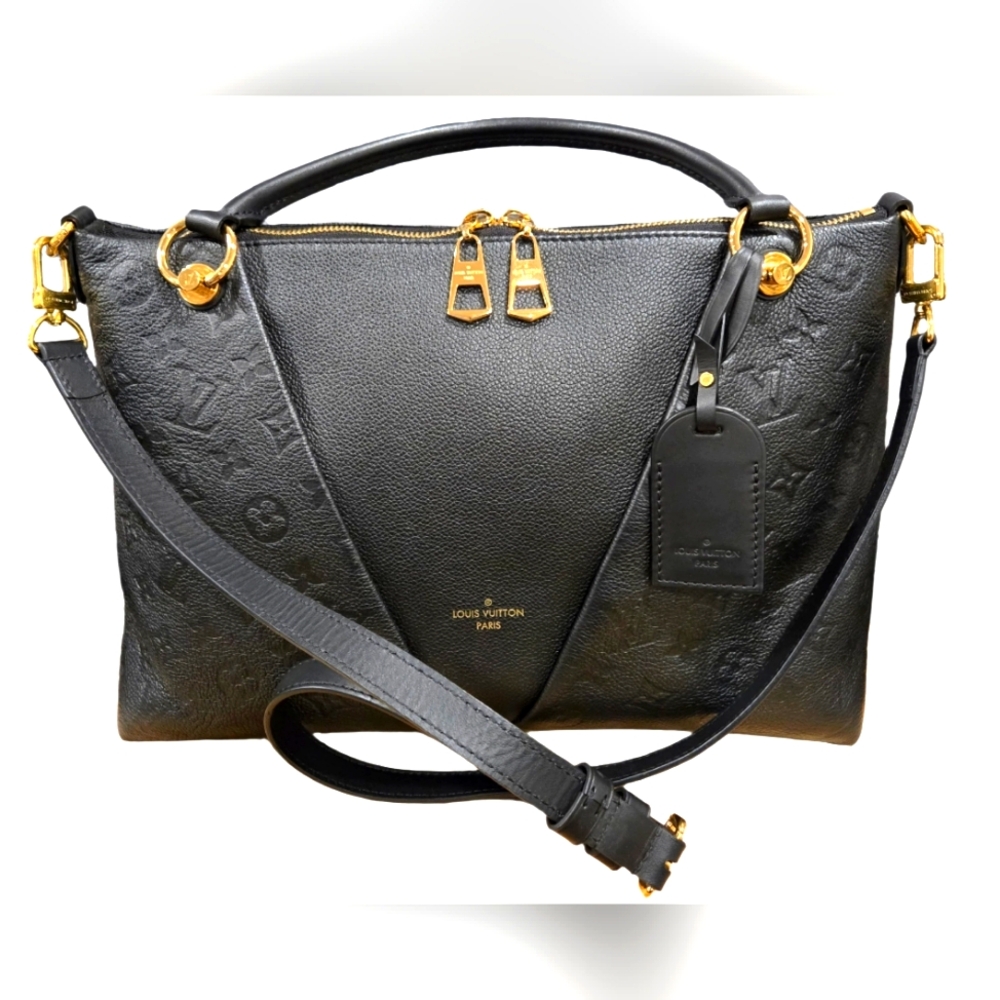 Louis Vuitton Monogram Empreinte V Tote MM Noir - Like New